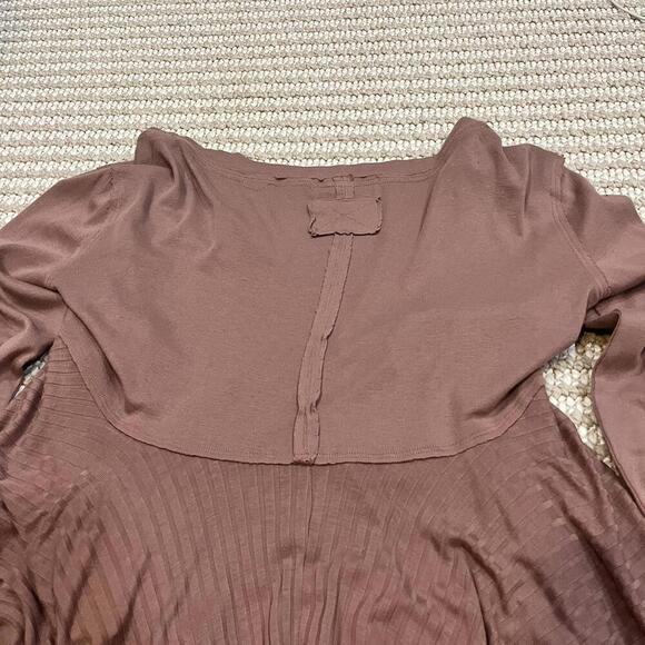 Free People We The Free Clover Split Neck Babydoll Tunic - Picture 4 of 4